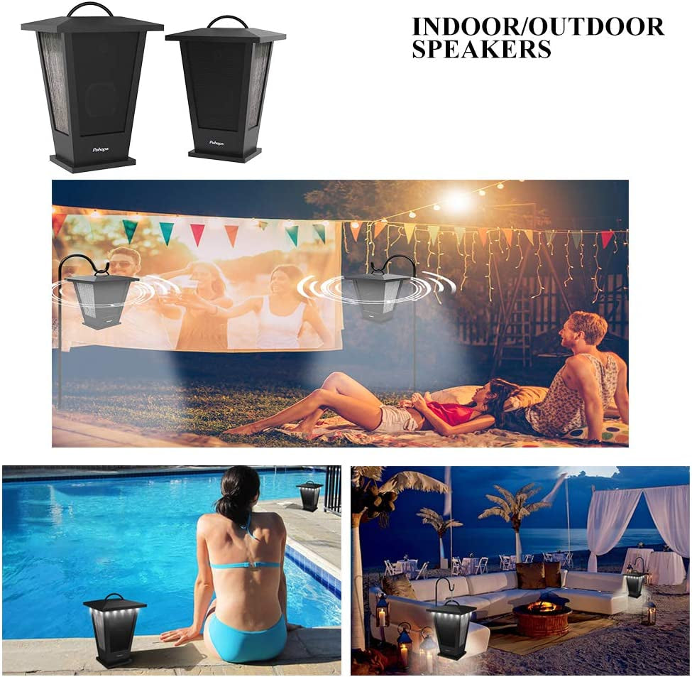 Experience Ultimate Sound with Pohopa Waterproof Bluetooth Speakers - 20W True Wireless Stereo, Dual Pairing, and Vibrant LED Lights for Indoor and Outdoor Fun!