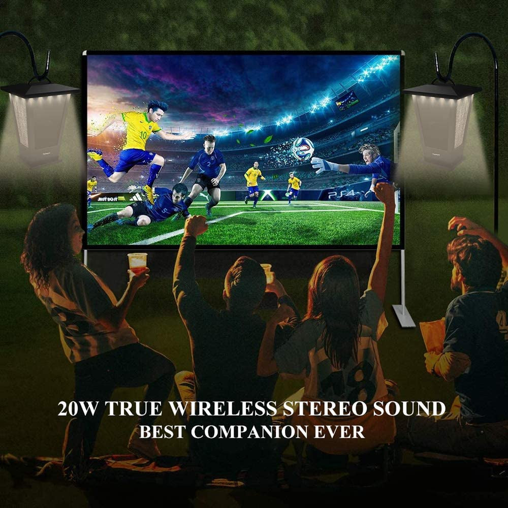 Experience Ultimate Sound with Pohopa Waterproof Bluetooth Speakers - 20W True Wireless Stereo, Dual Pairing, and Vibrant LED Lights for Indoor and Outdoor Fun!